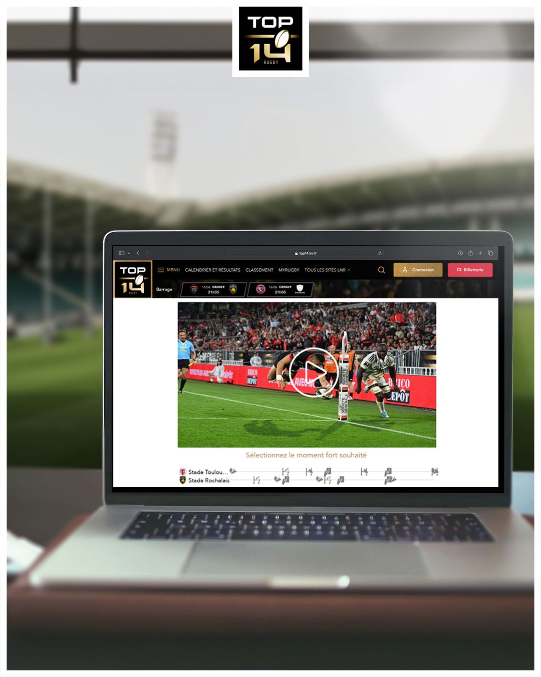 Revivez la demi-finale 1 avec notre player interactif