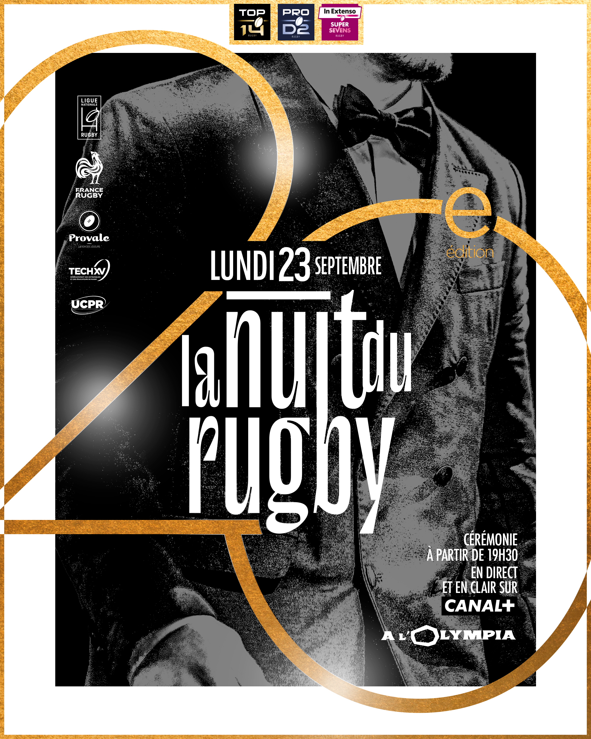Les nommés de la 20ème édition de la Nuit du Rugby