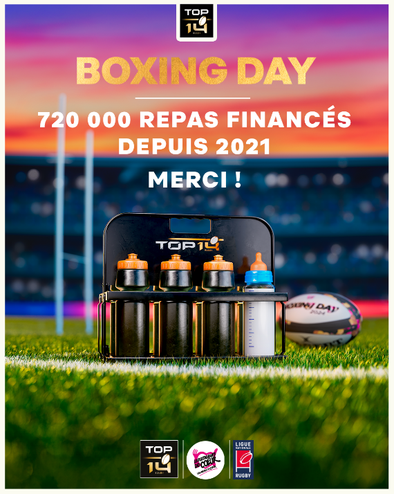 Boxing Day : 720 000 repas financés au profit des restos du coeur