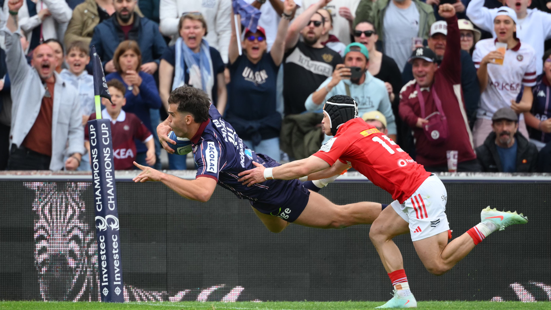 Champions Cup : Penaud marque un 12e essai pour l&#039;Histoire