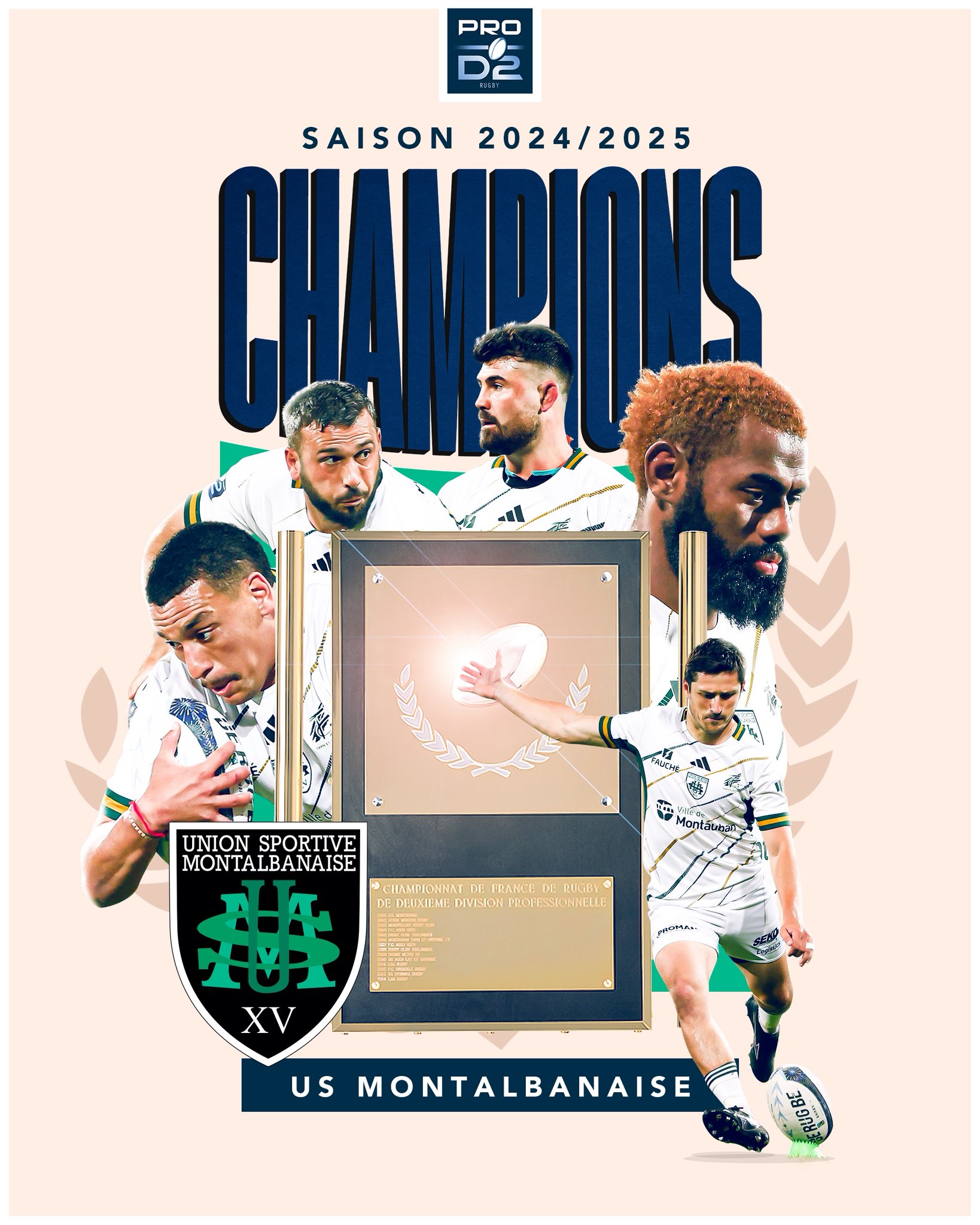 L&#039;USM Sapiac sacrée championne de France de PRO D2 !