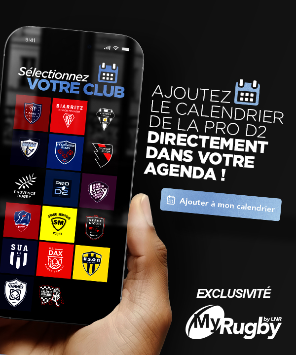 Exclusivité : ajoutez le calendrier de votre club préféré