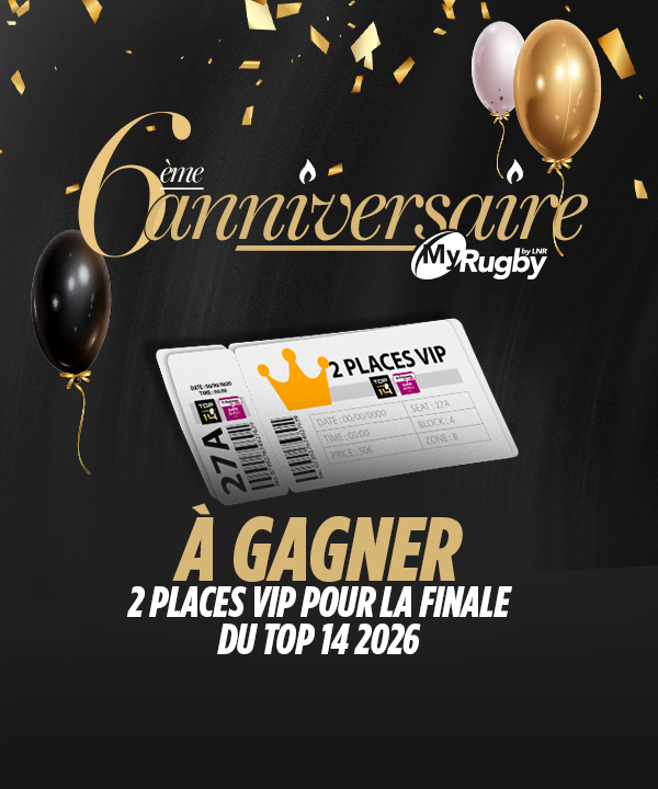 2 places pour la finale du TOP 14 !