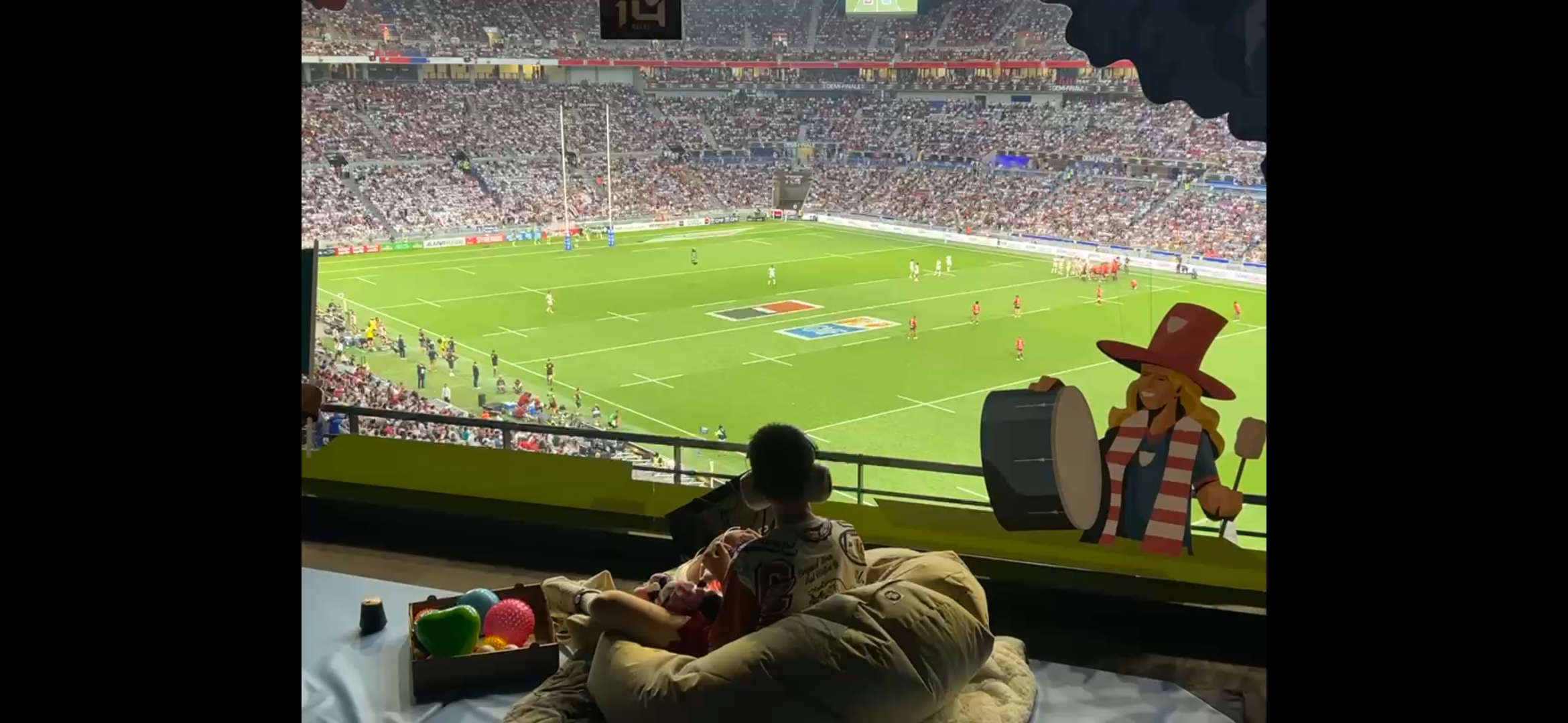 Inclusion et Accessibilité : une salle sensorielle lors des demi-finales de TOP 14 à Lyon