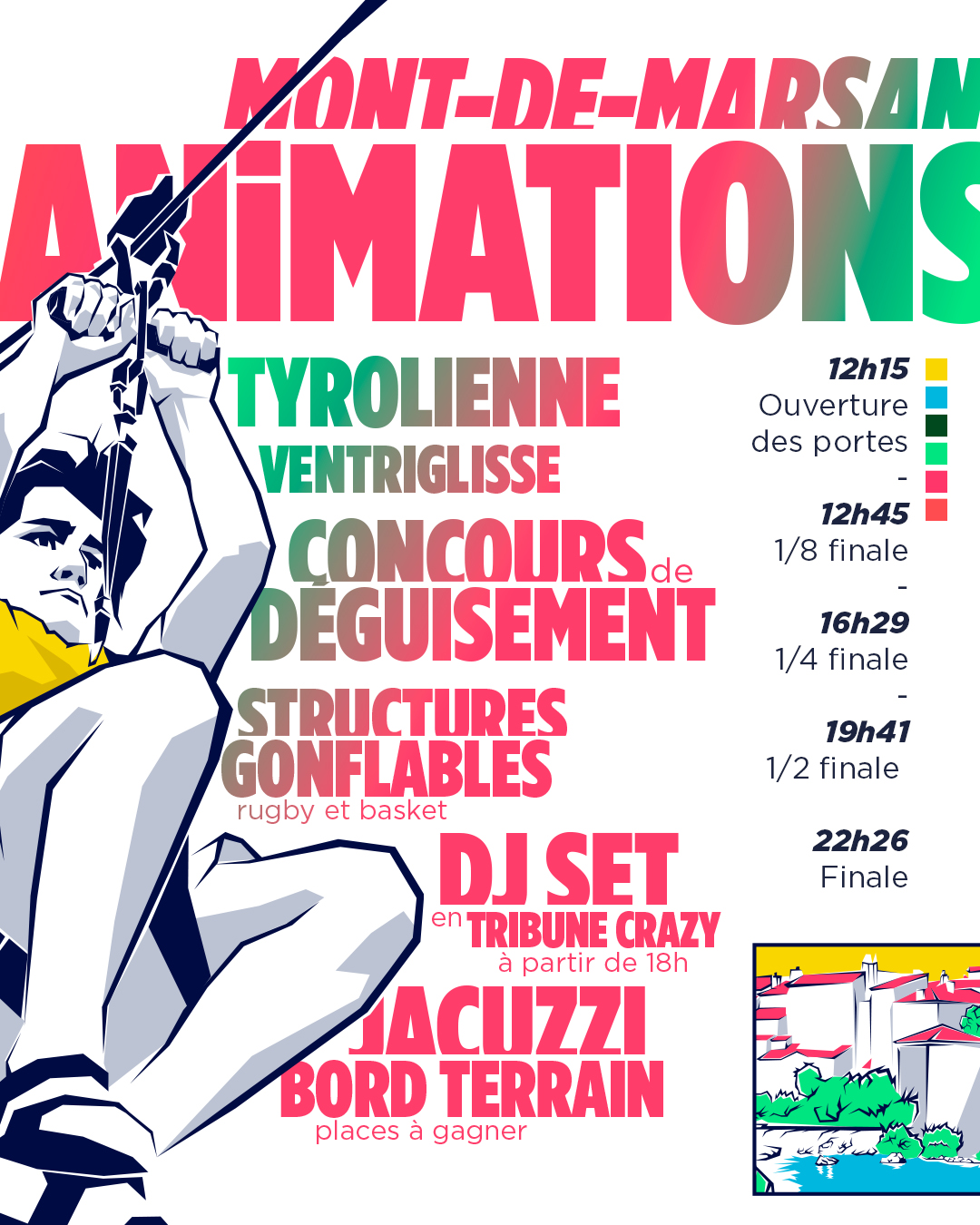 Le programme des animations à Mont-de-Marsan