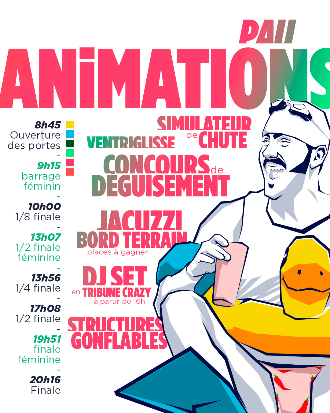 Le programme des animations à Pau