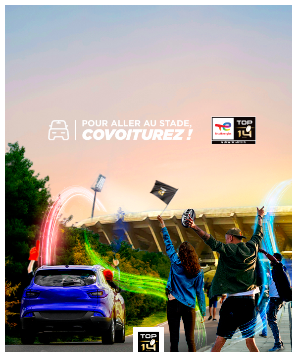 Nouvelle saison de covoiturage, nouveaux avantages pour les supporters du TOP 14 et de PRO D2