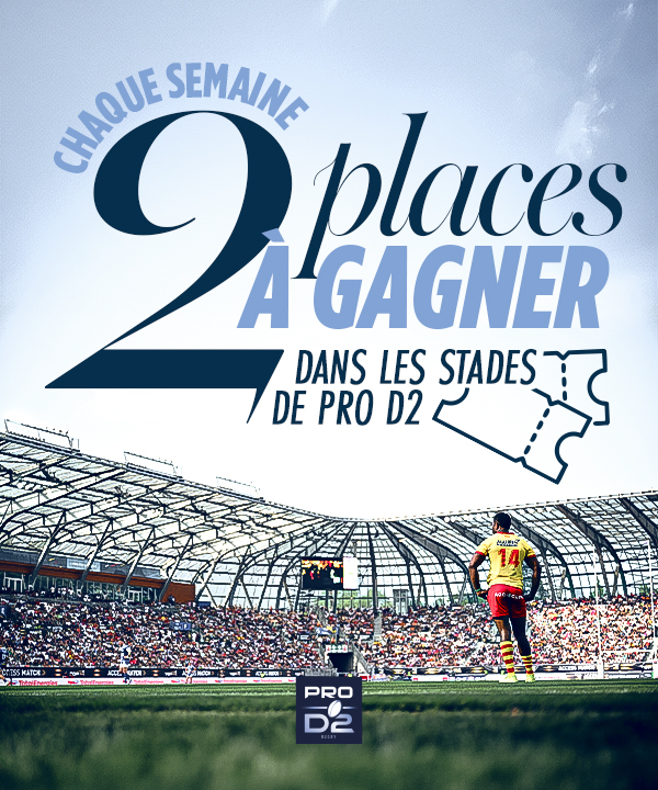 Gagnez 2 places pour le match de votre choix de la J7 de PRO D2