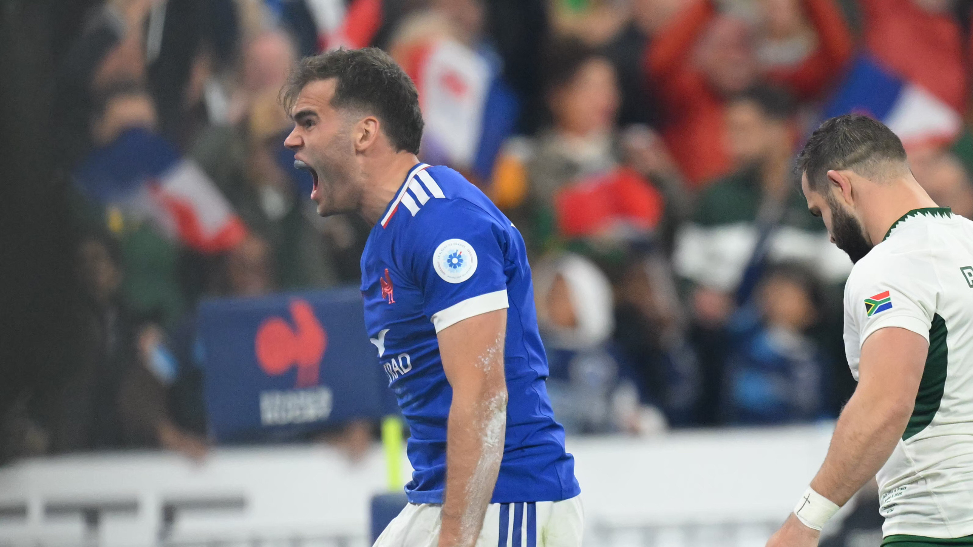 Damian Penaud est devenu le meilleur marqueur d’essais de l’histoire des Bleus