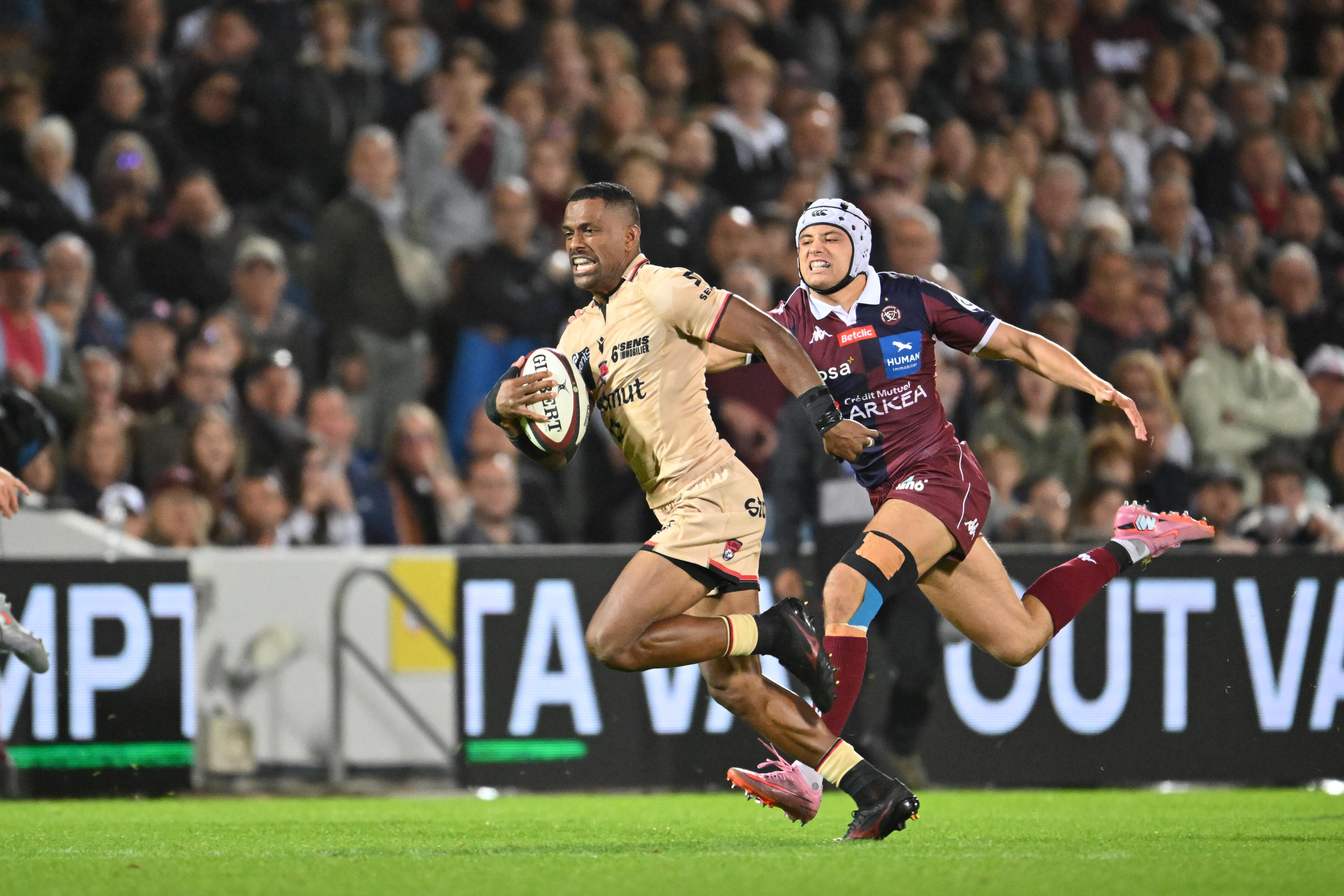 Bielle-Biarrey et Wainiqolo font la course, Baudonne défense à tout prix : les stats de ce premier bloc