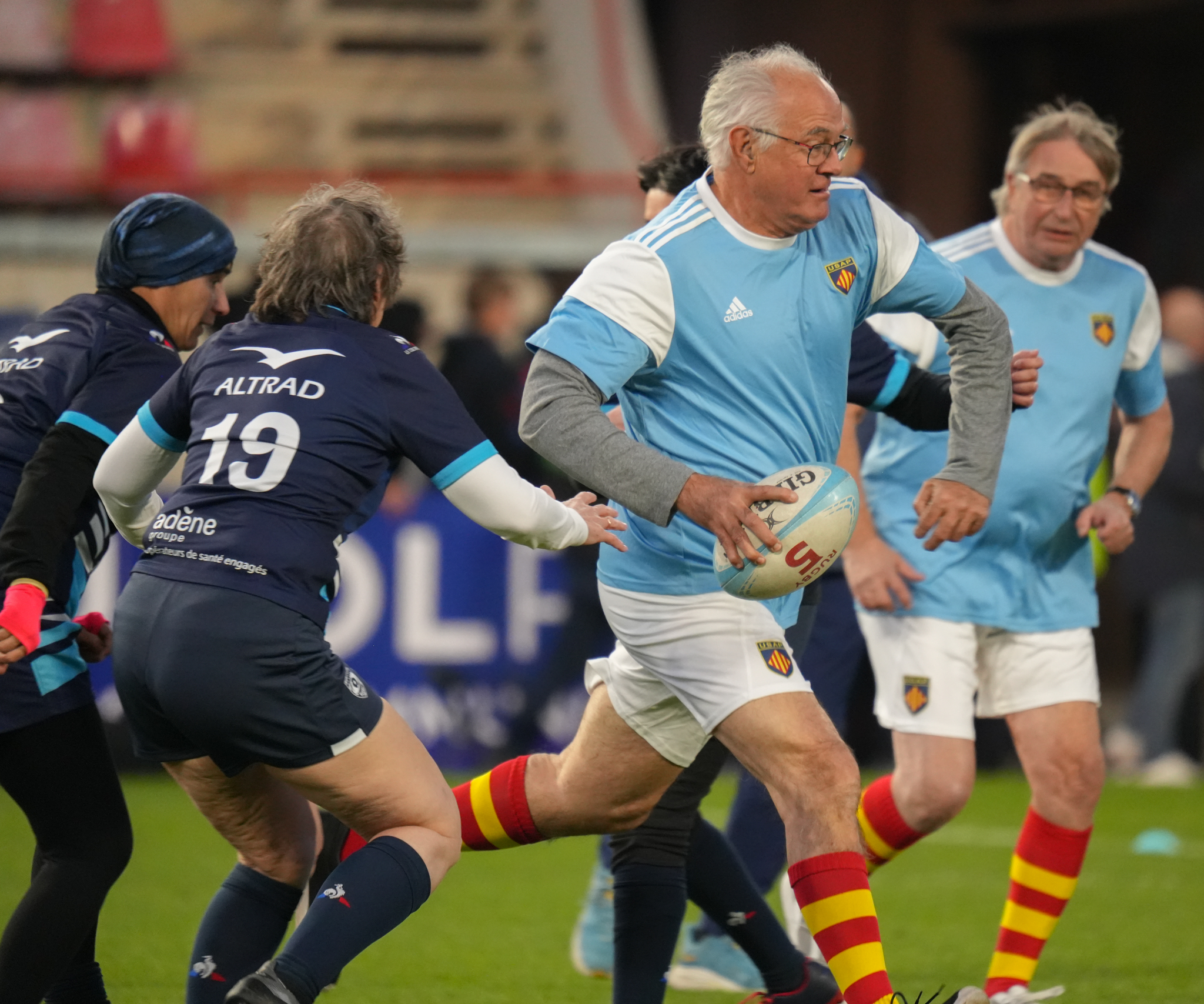 Rencontre Rugby Santé lors de USAP - MHR