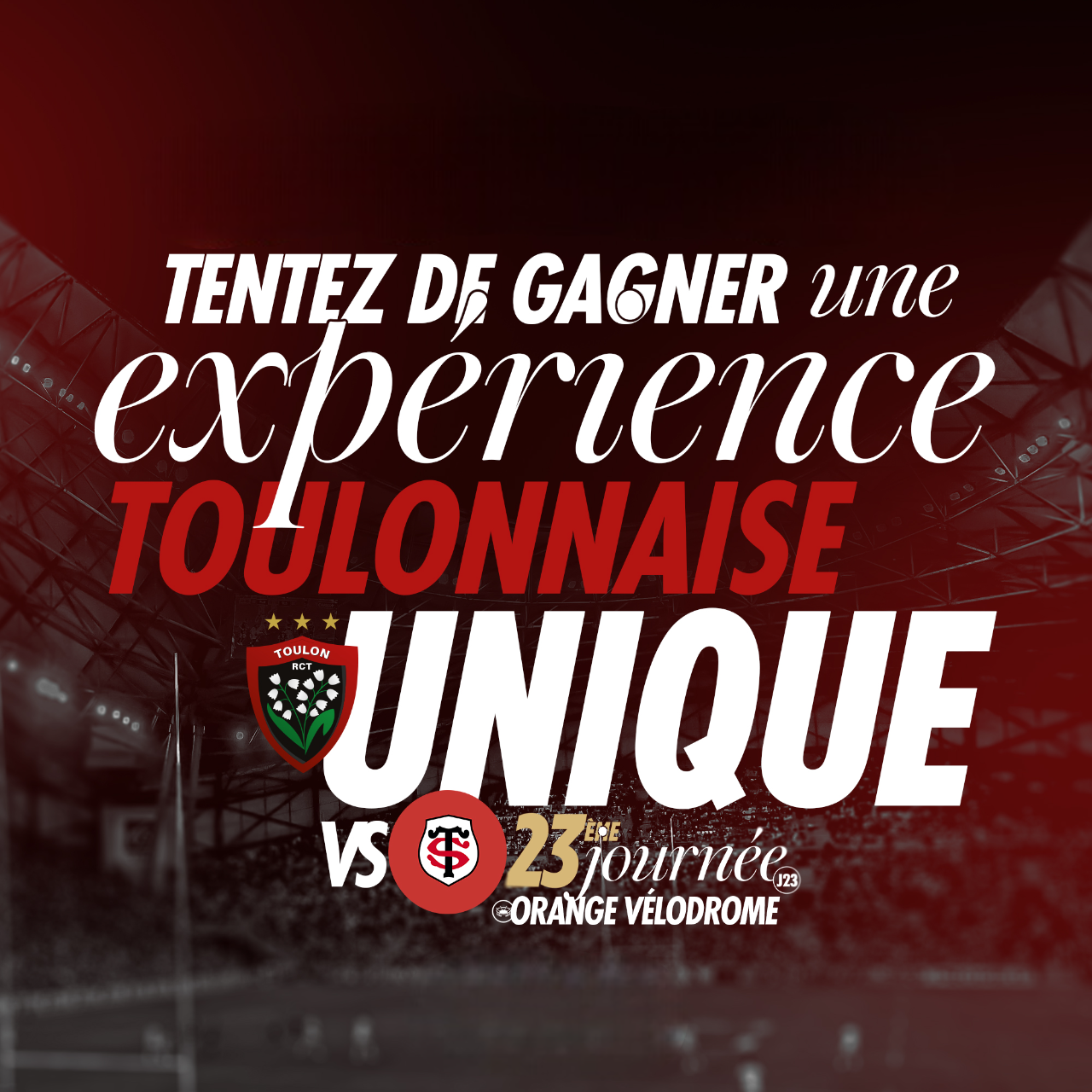 Vivez une expérience unique au RC Toulon !