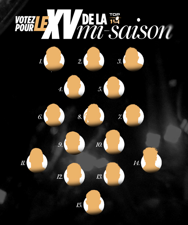 Composez votre XV Type de la mi-saison de TOP 14