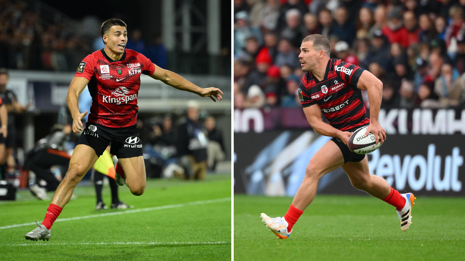 Toulon et Toulouse liés par le rouge et le noir
