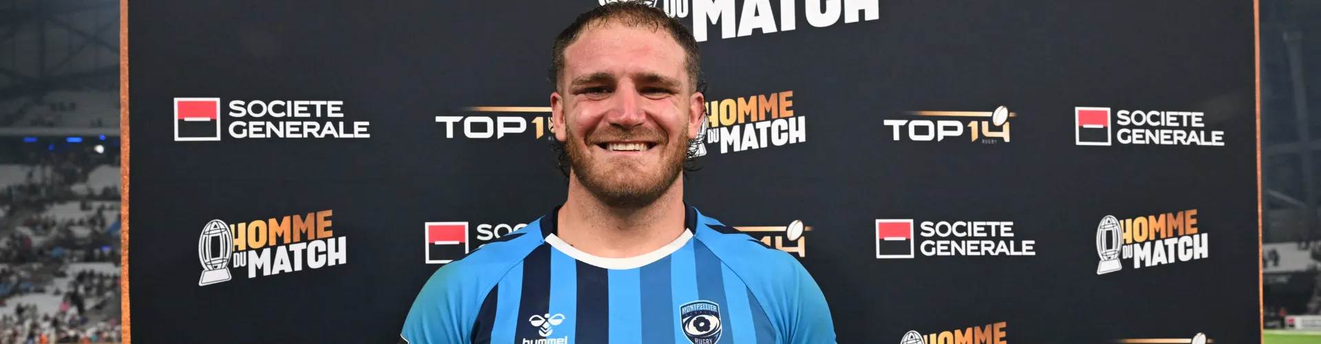 Demi-finales TOP 14 :  Lenni Nouchi élu homme du match Société Générale