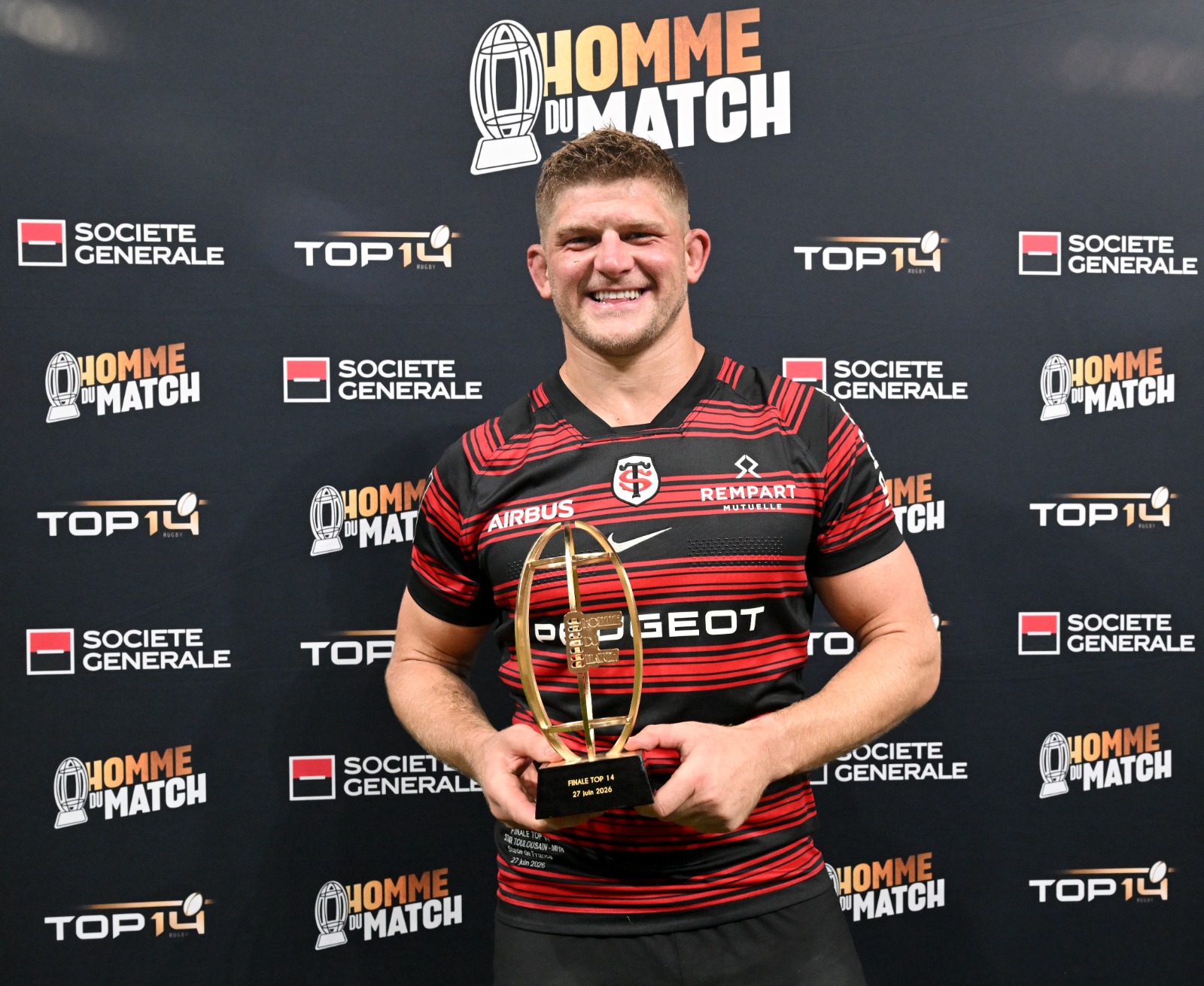 Finale TOP 14 :  Jack Willis est élu homme du match
