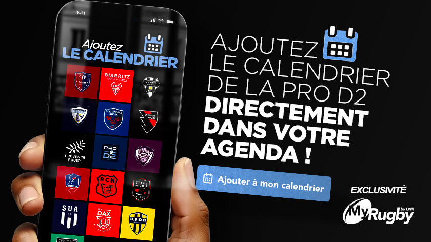 Exclusivité : ajoutez le calendrier de votre club préféré