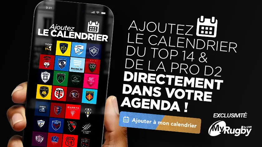Ajoutez le calendrier de votre club préféré