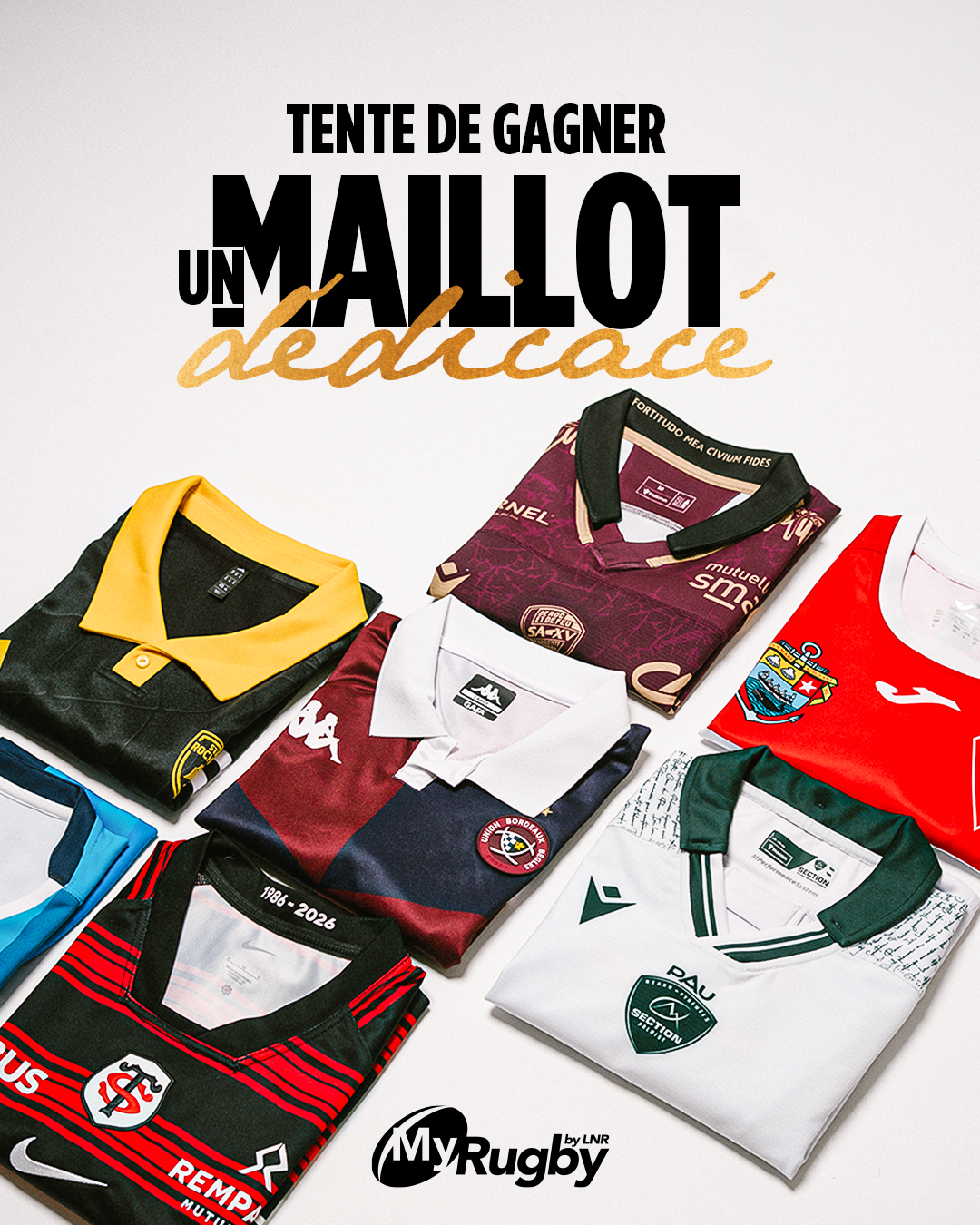 Gagne le maillot dédicacé de ton choix