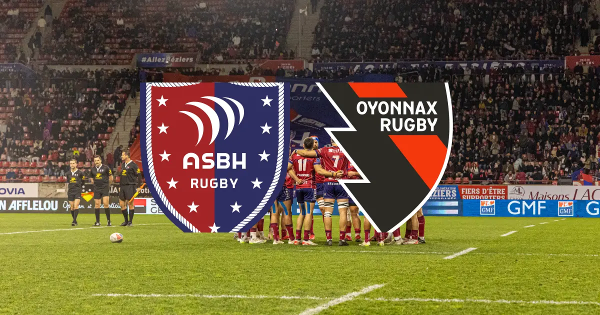 J1 de PRO D2 : Oyonnax Rugby surclasse l'AS Béziers Hérault (21-31)