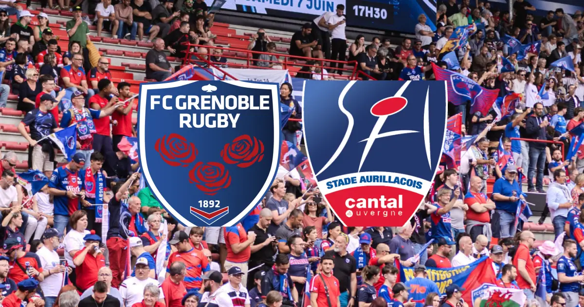 J1 de PRO D2 : le FC Grenoble Rugby gagne largement la rencontre face au Stade Aurillacois (57-33)
