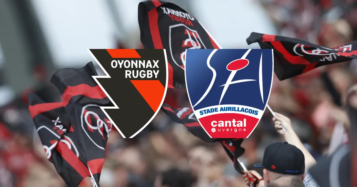 J3 de PRO D2 : large victoire d'Oyonnax Rugby face au Stade Aurillacois (52-17)