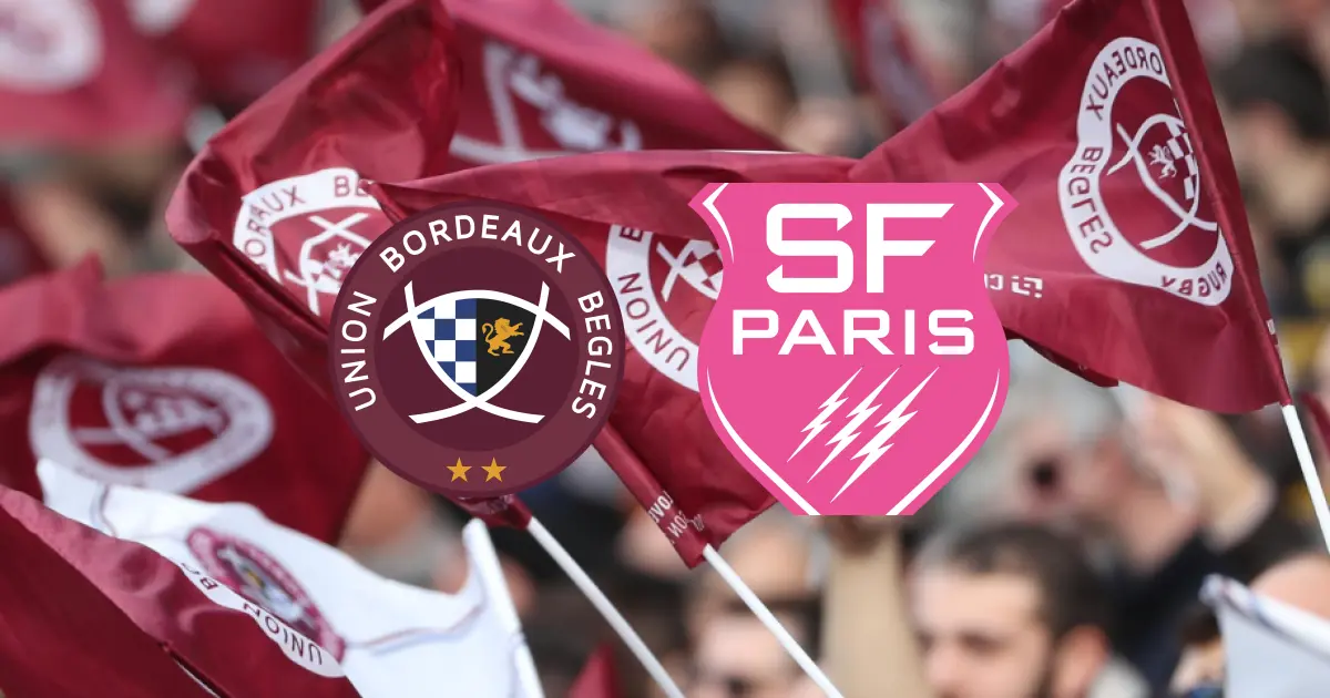 J3 de TOP 14 : l'Union Bordeaux-Bègles domine aisément face au Stade Français Paris (40-10)