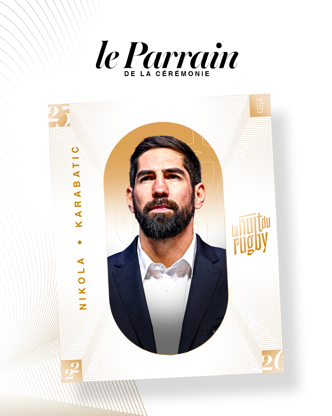 Nikola Karabatic est le parrain de la Nuit du Rugby !