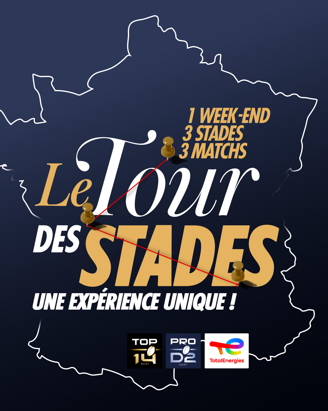 Tour des Stades :  profitez d'un week-end inoubliable !