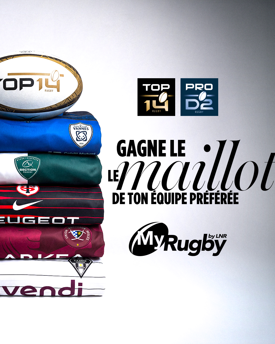 Gagne le maillot de ton choix en octobre !