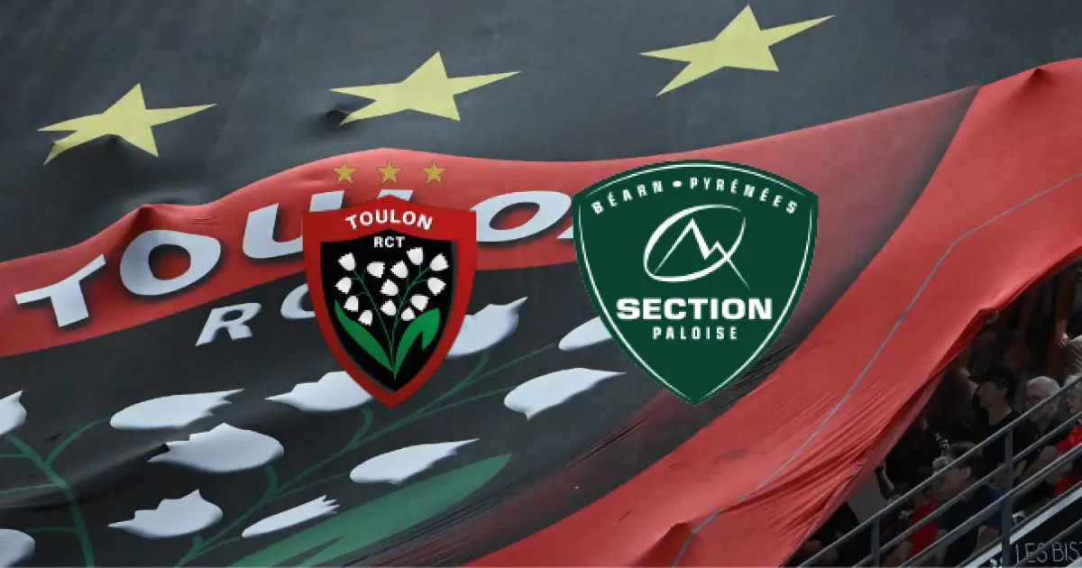 J7 de TOP 14 : le RC Toulon a le dernier mot face à la Section Paloise (41-20)