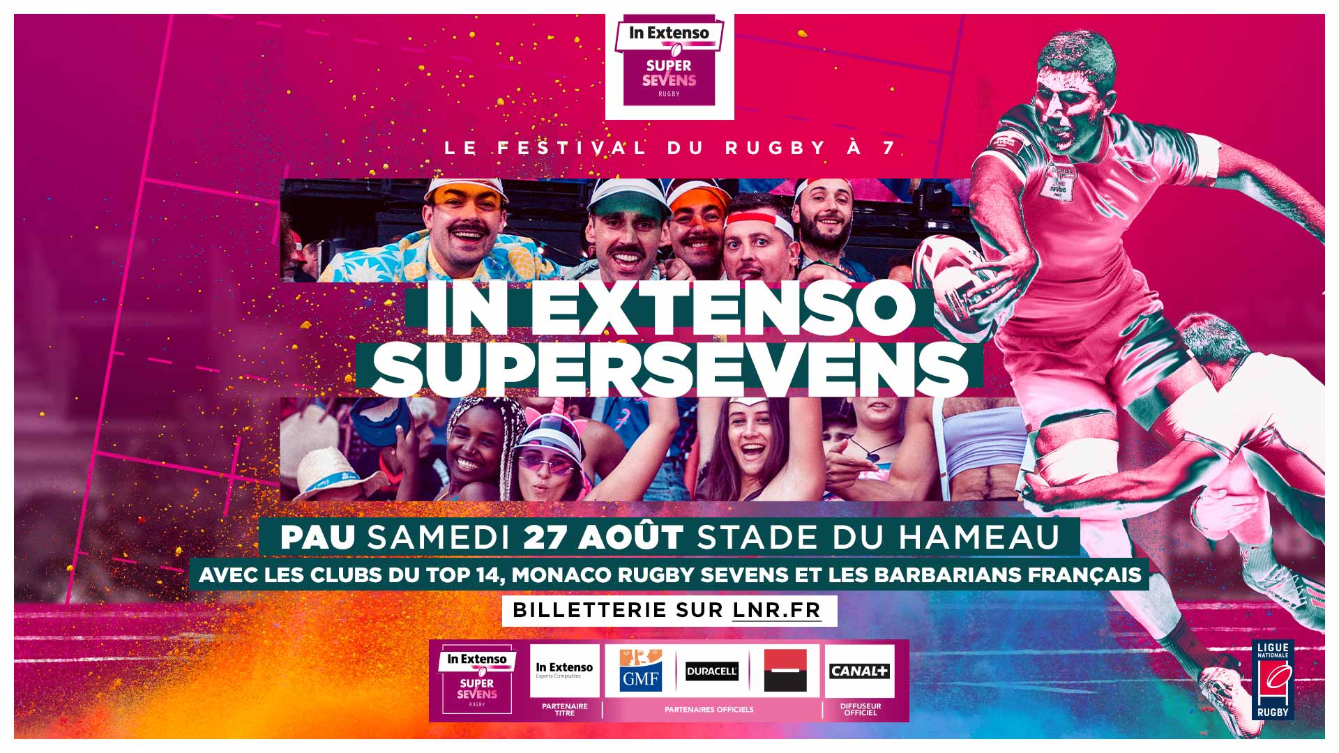 In Extenso Supersevens: Tous les effectifs des clubs pour l'étape de Pau