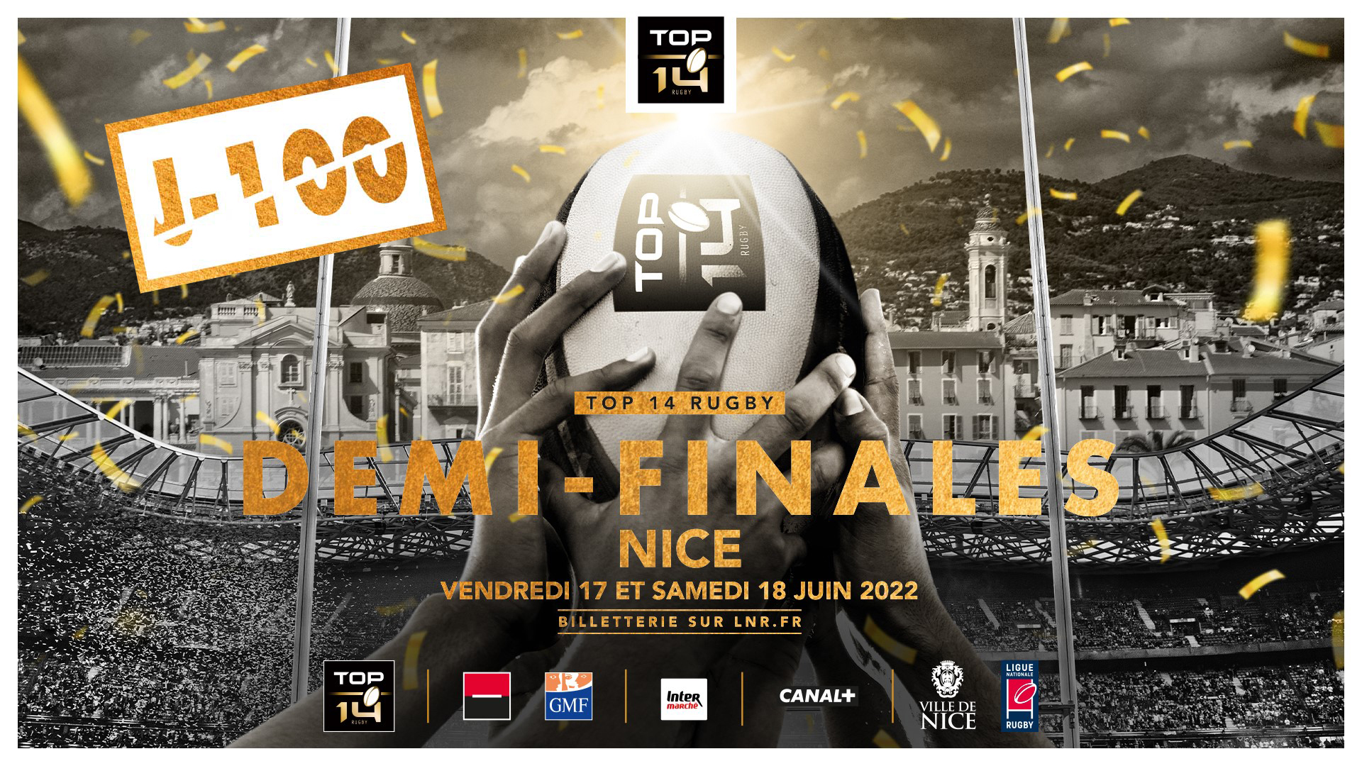 J-100 AVANT LES DEMI-FINALES DU TOP 14 A NICE