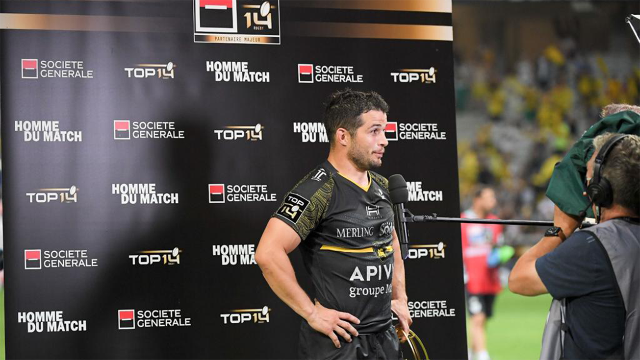 DEMI-FINALE TOP 14 :  BRICE DULIN EST ÉLU HOMME DU MATCH 