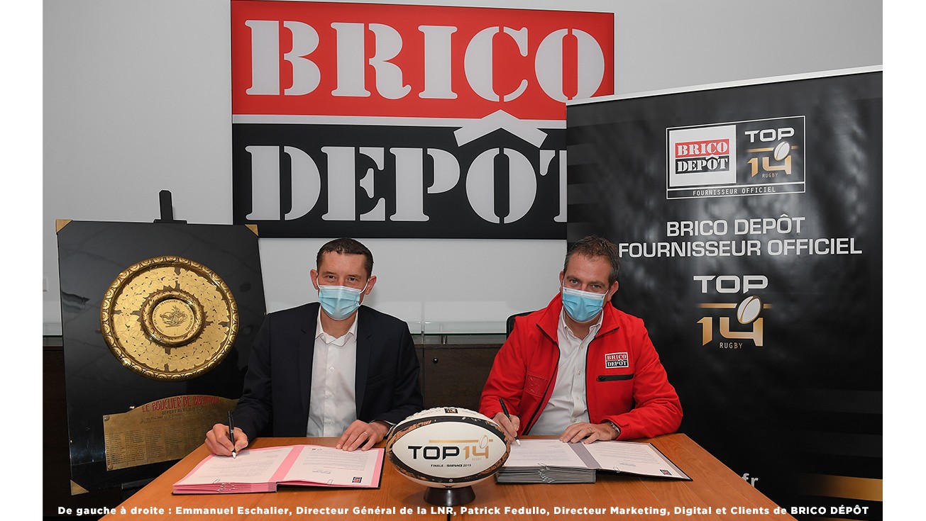 BRICO DÉPÔT DEVIENT FOURNISSEUR OFFICIEL DU  TOP 14