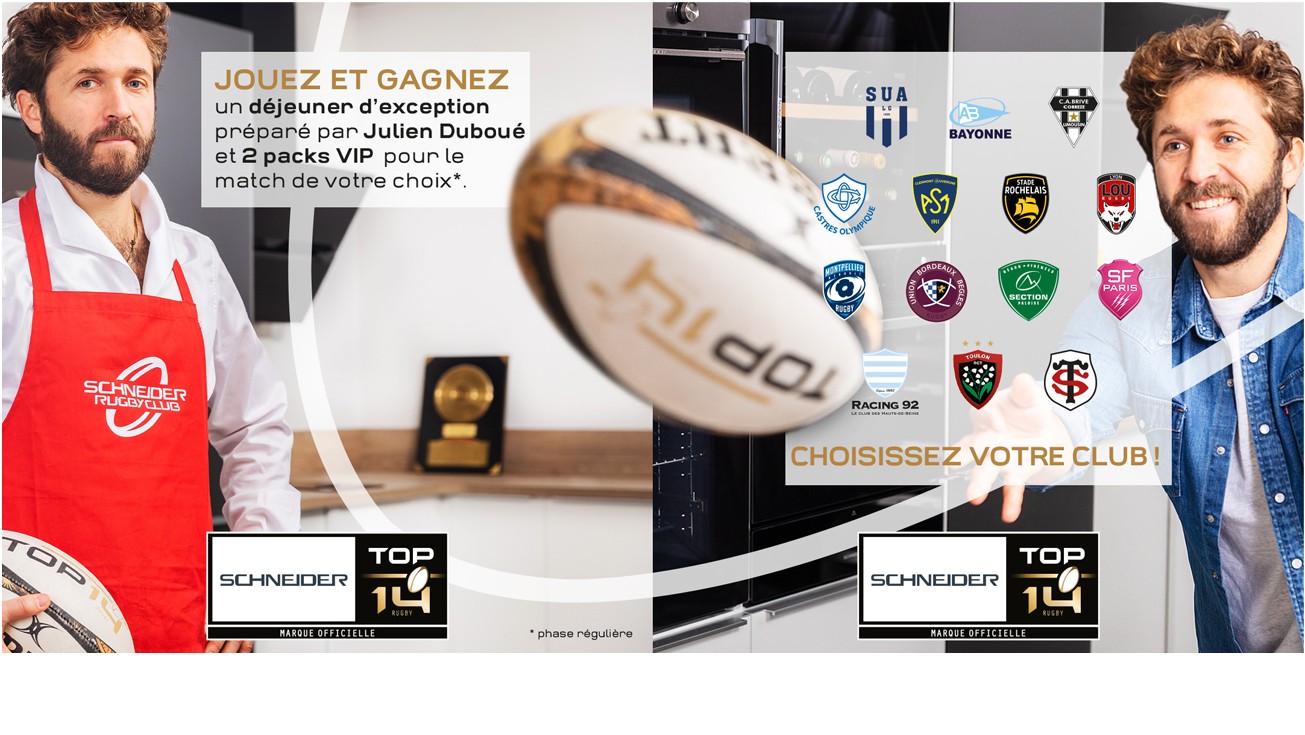 JEU CONCOURS | SCHNEIDER x TOP 14