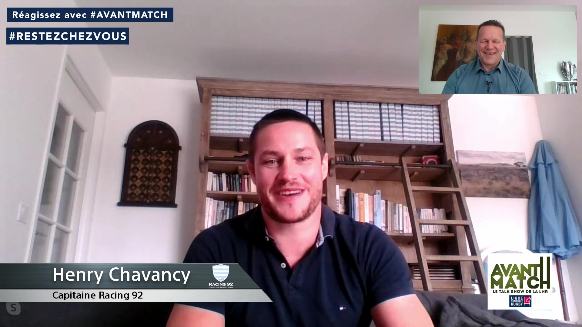 Sixième émission &quot;Avant-Match&quot; avec Henry Chavancy et Matt Giteau comme invités