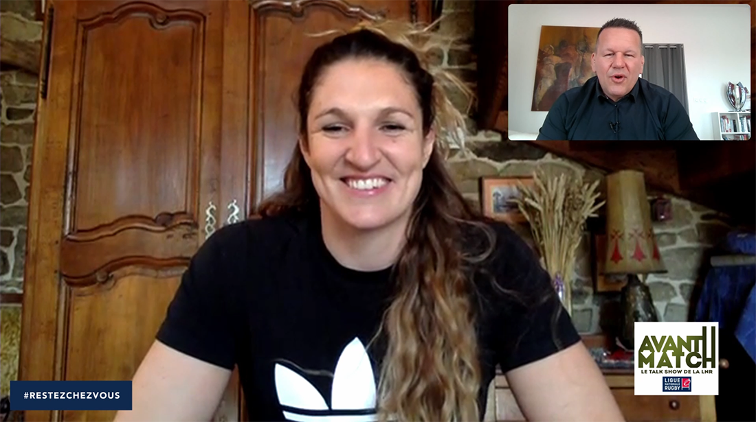 Quatrième émission "Avant-Match" avec Lénaïg Corson comme invitée