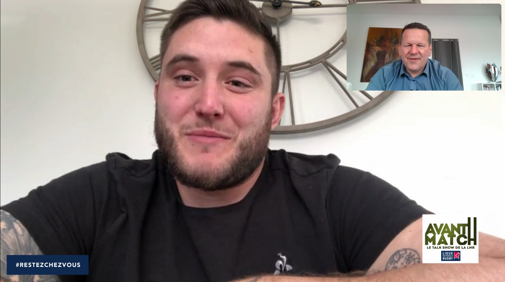 Troisième émission &quot;Avant-Match&quot; avec Cyril Baille comme invité