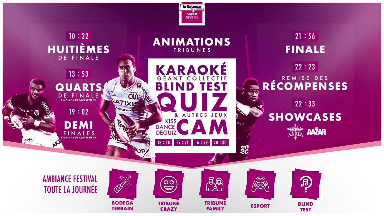 In Extenso Supersevens | Le programme des animations