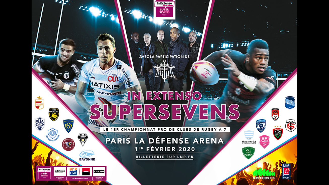 IAM débarque à Paris La Défense Arena le 1er février pour faire le show lors de l’IN EXTENSO SUPERSEVENS !