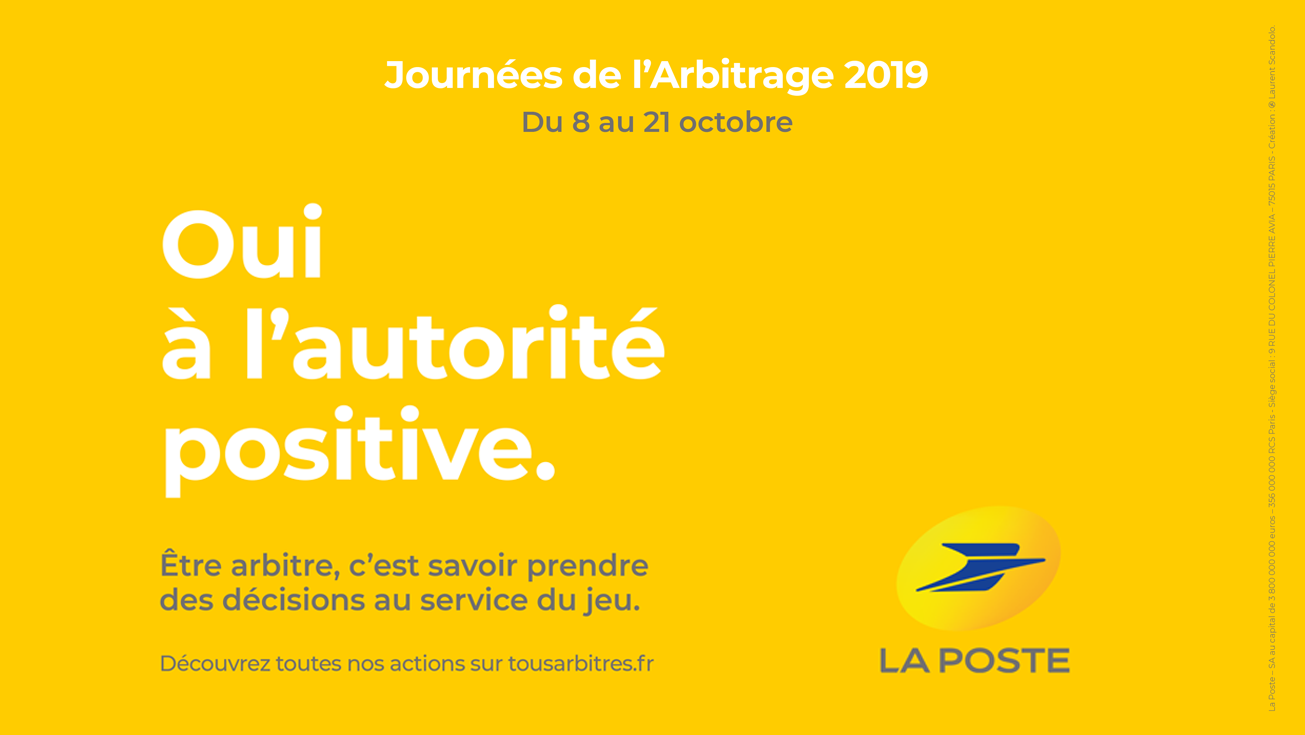 LA POSTE | LES 18èmes JOURNÉES NATIONALES DE L’ARBITRAGE
