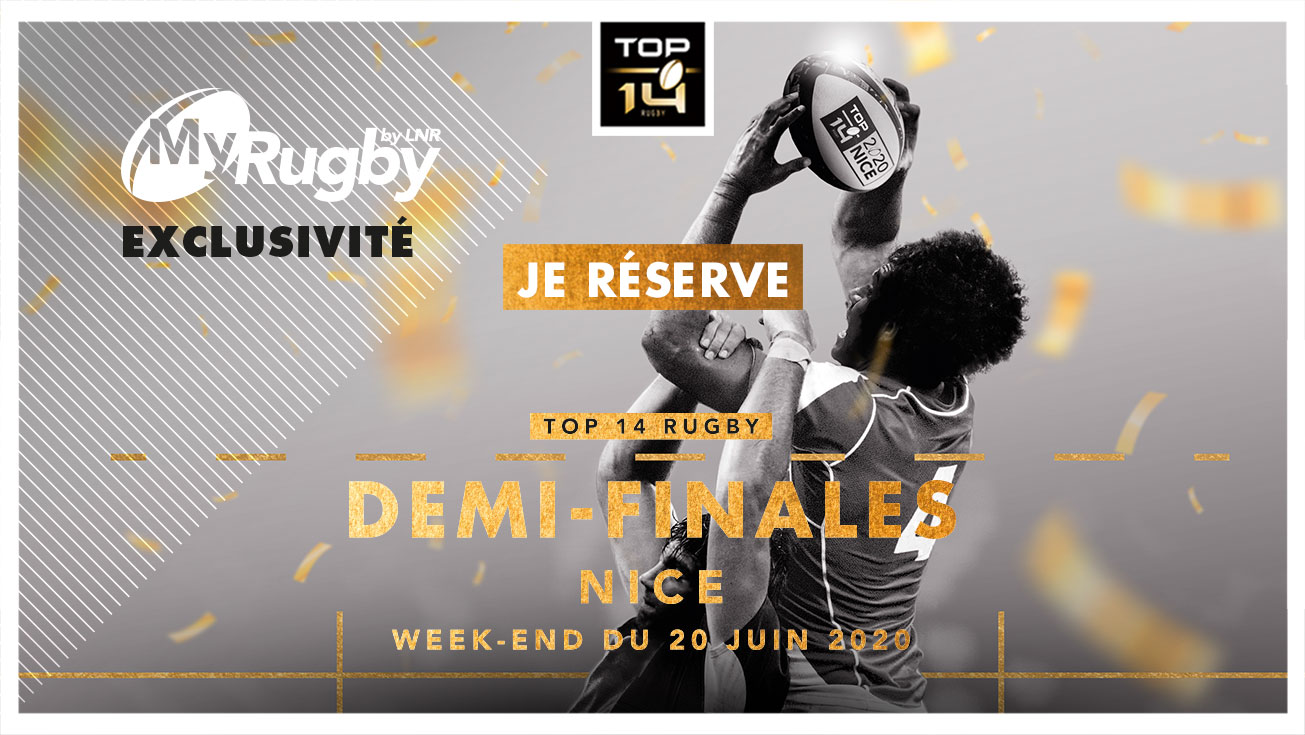 DEMI-FINALES 2020 DU TOP 14 : LA BILLETTERIE EST OUVERTE