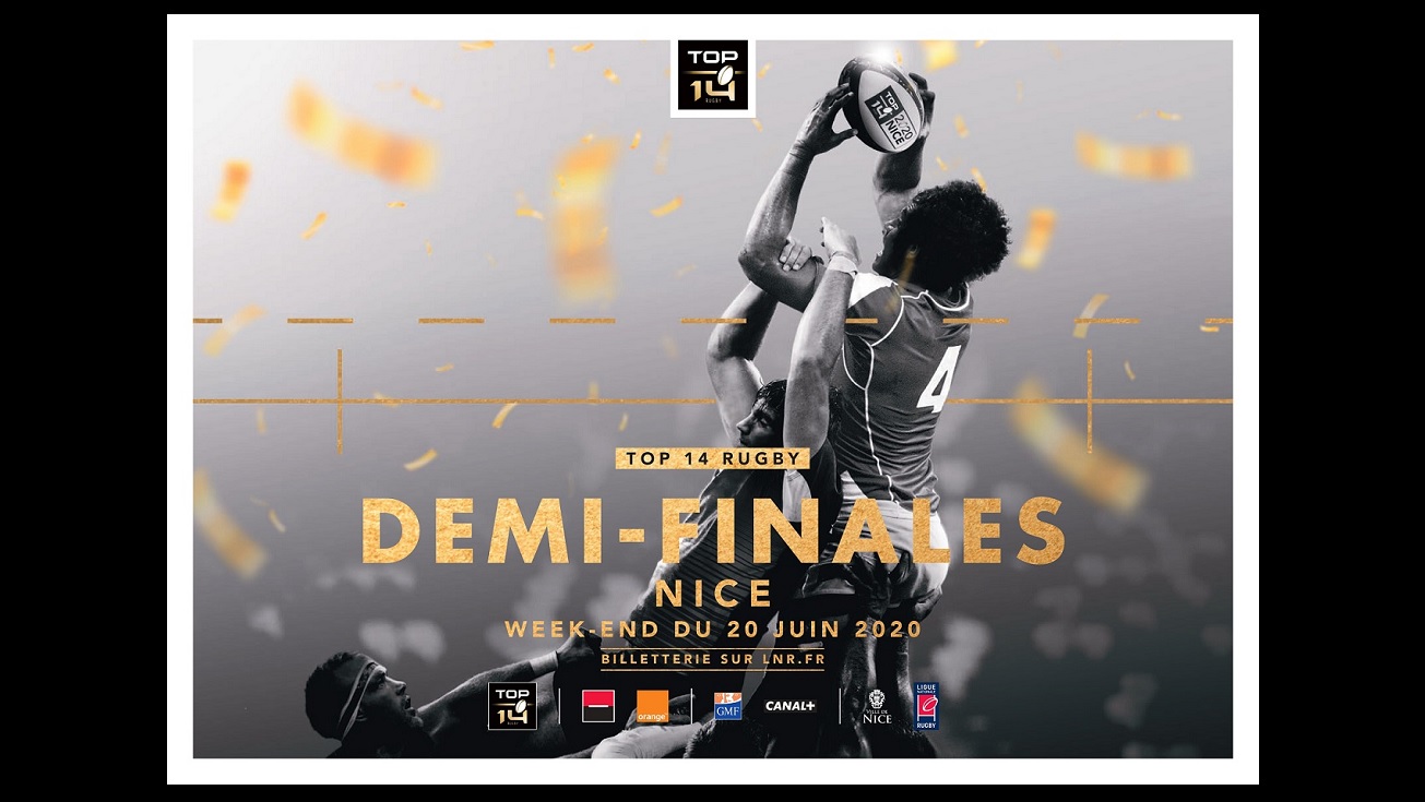 Demi-finales 2020 du TOP 14 à Nice : la billetterie ouvrira dès le 10 septembre pour les membres MyRugby !