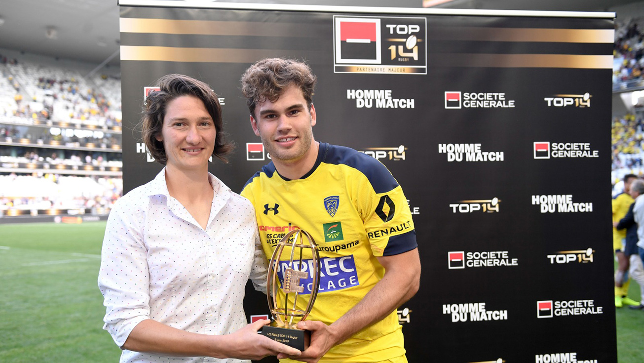 DEMI-FINALE TOP 14, 09/06 | PENAUD EST ÉLU HOMME DU MATCH SOCIÉTÉ GÉNÉRALE