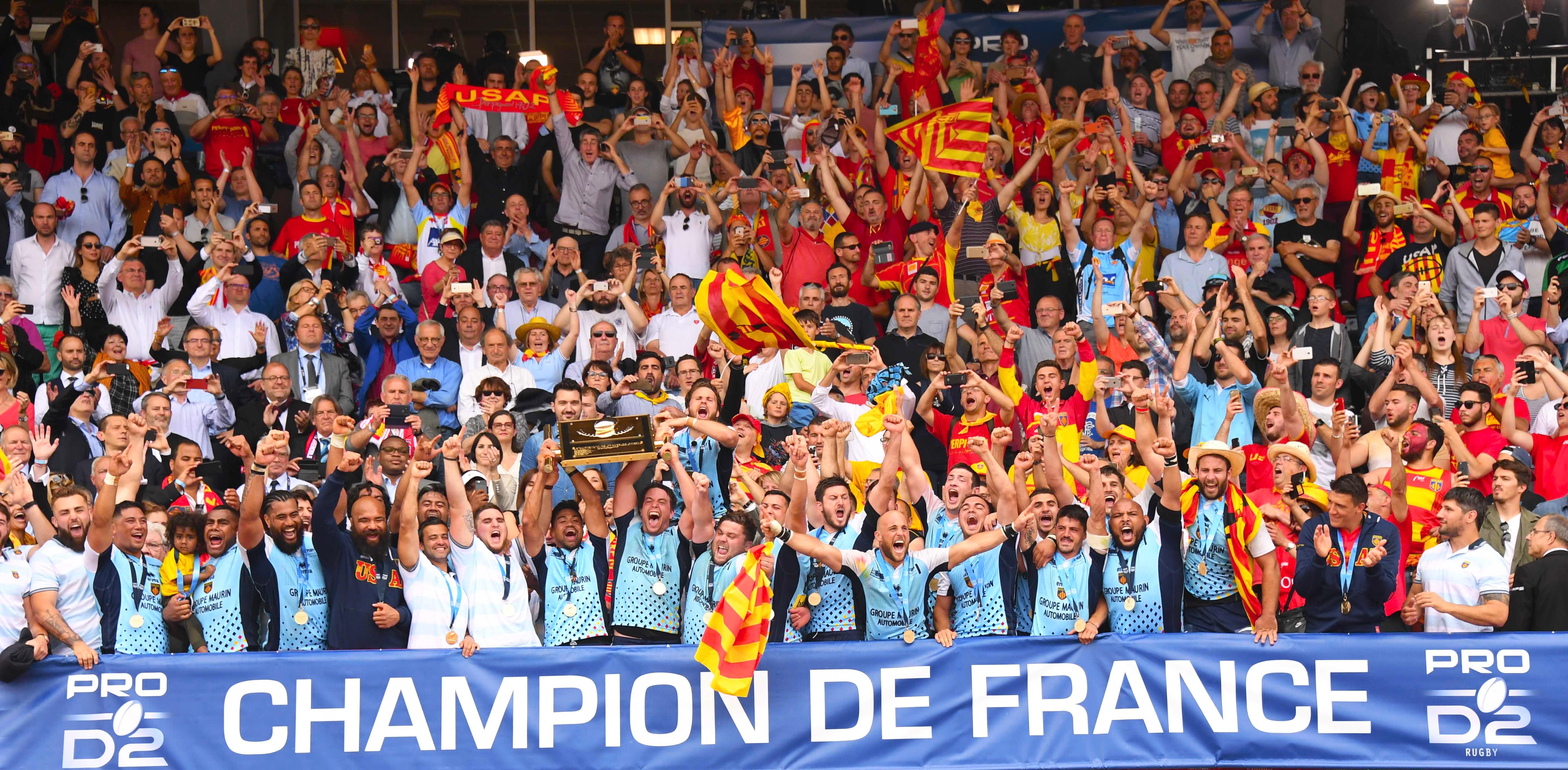 L&#039;USAP Champion de PRO D2