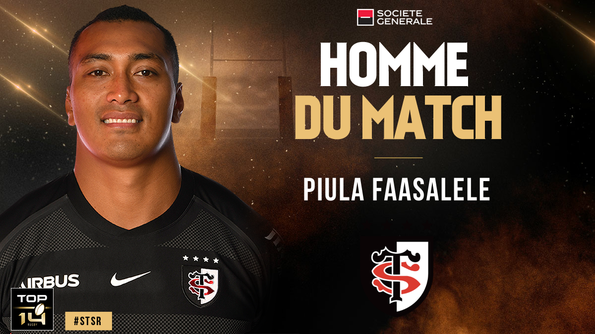 TOP 14, J25 | P. FAASALELE ÉLU HOMME DU MATCH