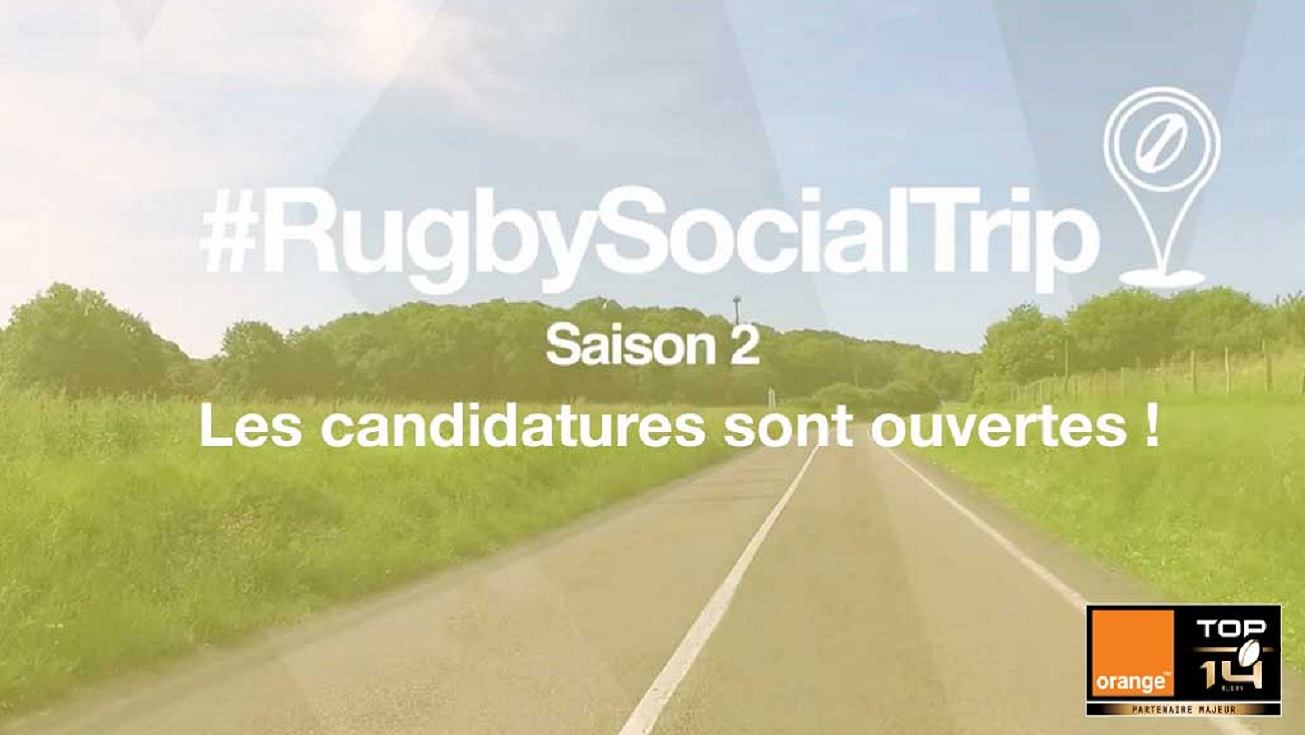 Orange lance la saison 2 du Rugby Social Trip!
