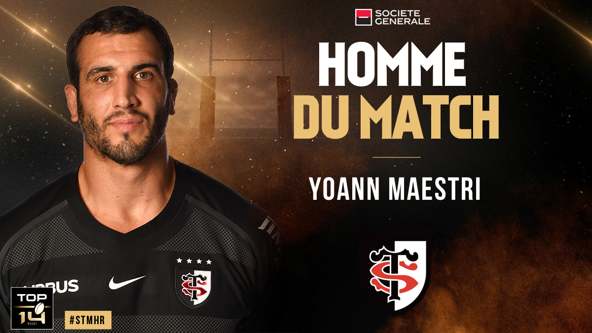 TOP 14, J21 | Y. Maestri élu Homme du Match