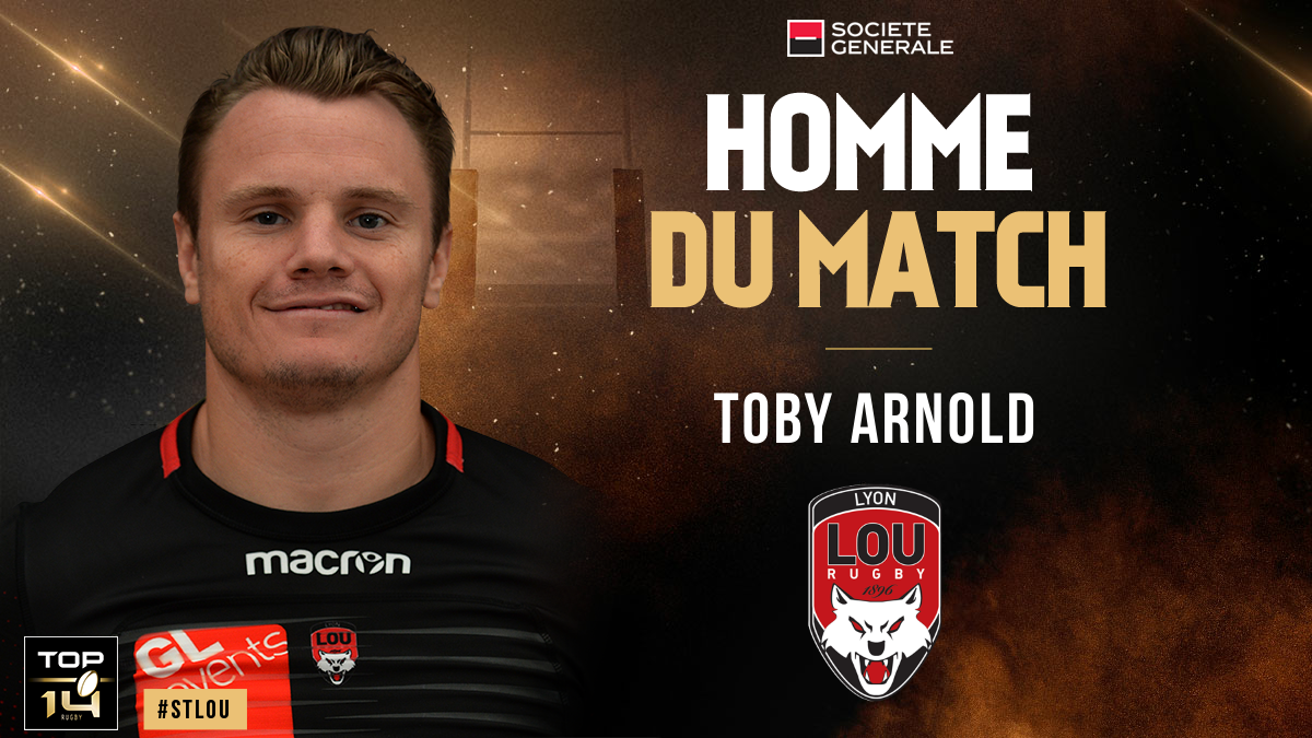 TOP 14, J20 | T. ARNOLD ÉLU HOMME DU MATCH